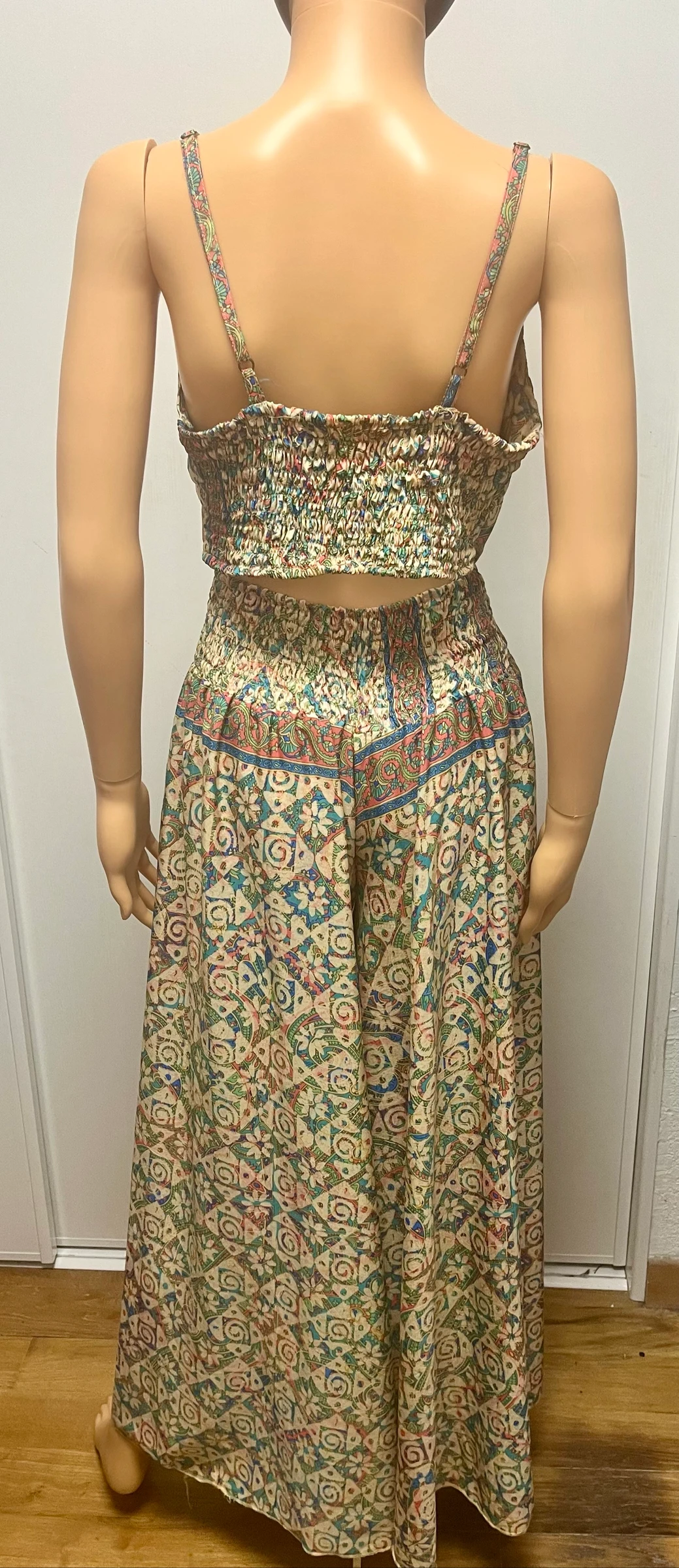 Conjunto de blusa y pantalón de seda – photo 7